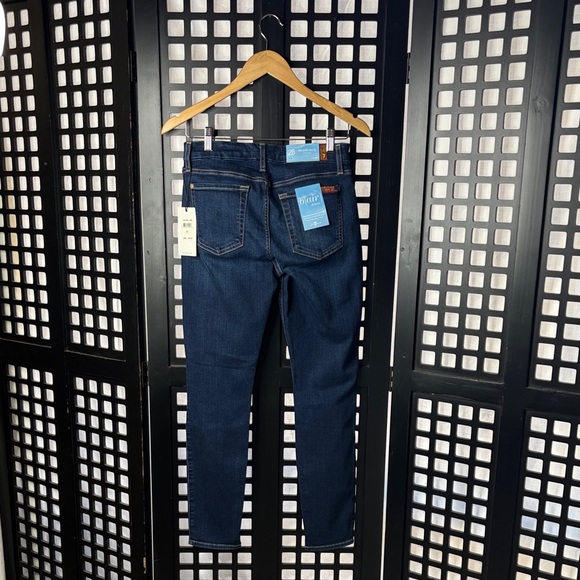 💙7 For All Mankind Blair The Ankle Jeans Women's 28 NWT Dark Wash Distressed💙 - Picture 11 of 16